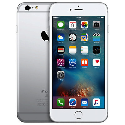 Apple iPhone 6s Plus, iOS, 5.5, 4G LTE, SIM Free, 64GB Silver